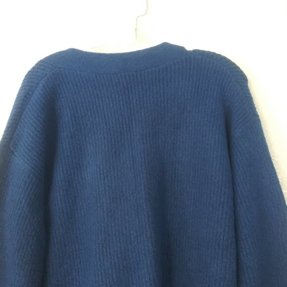 Halogen women's size M blue knitted cropped sweater - Picture 5 of 13